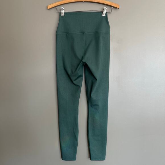 Carbon38 Shine Powder 7/8 Leggings Evergreen Size XS High Waisted Shimmer Gym - Picture 12 of 16